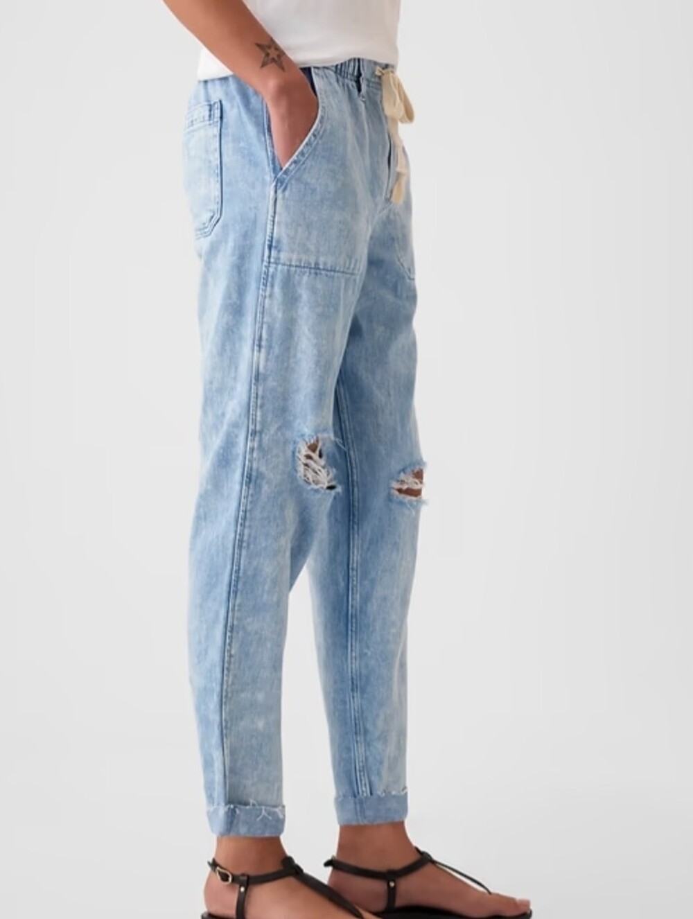 Gap Easy Denim Utility Jeans - Picture 4 of 8